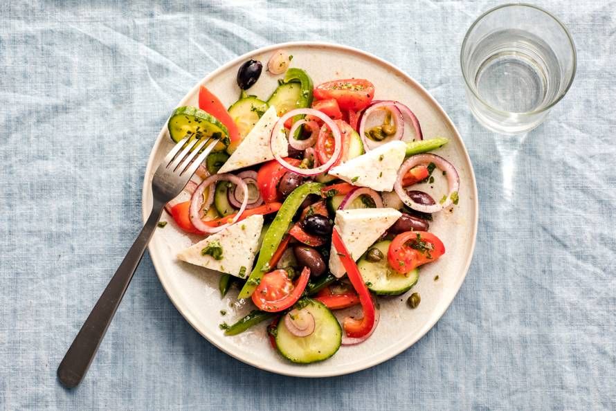 Traditionele Griekse salade